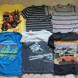 6 Boys tees, size 10/12